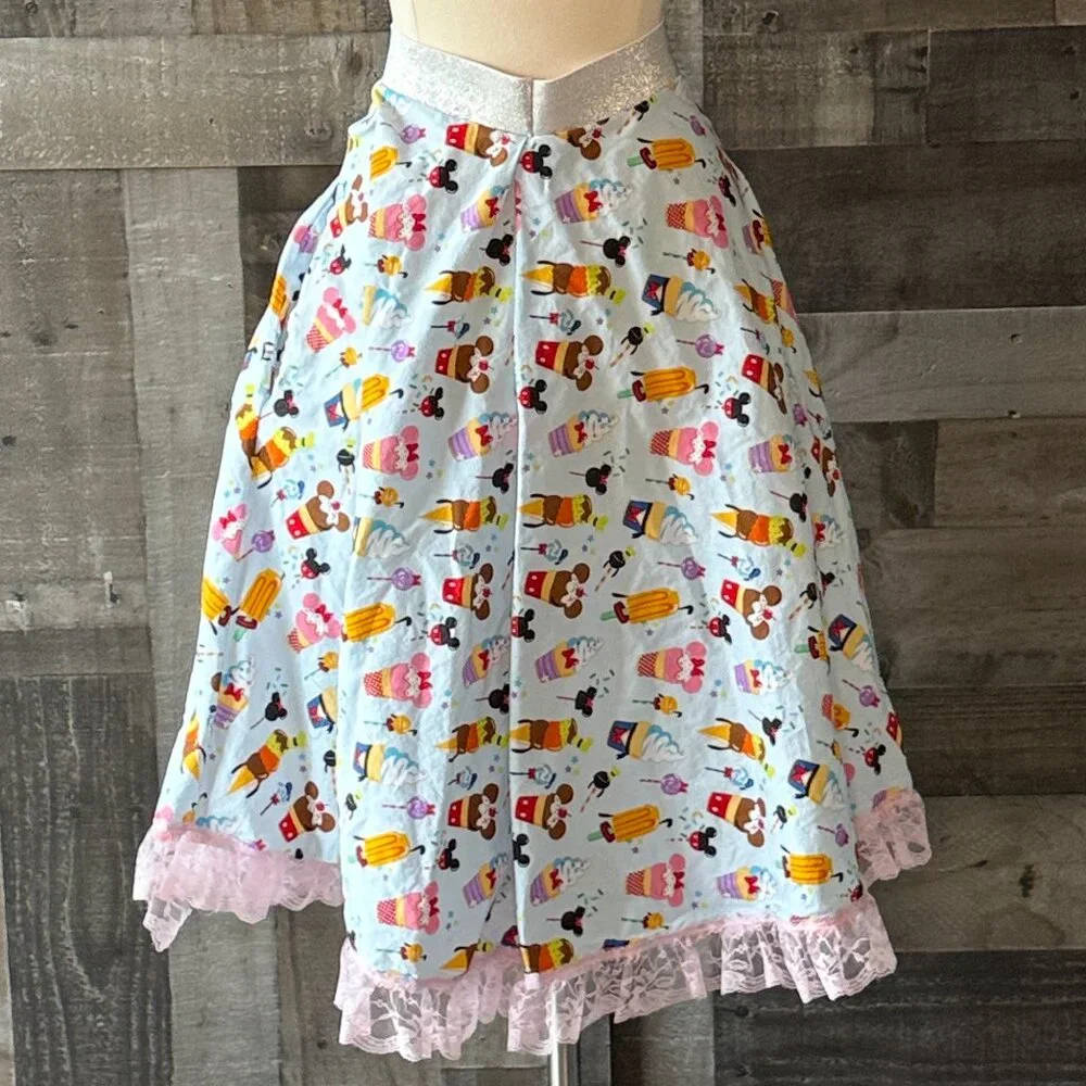 Disney Ice Cream skirt xsmall Disneyland costume Mickey Mouse vacation cosplay - Picture 8 of 11